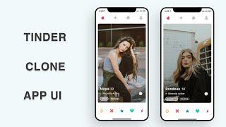 Flutter UI - Tinder Clone - Part I  - Speed Code