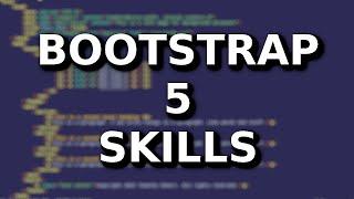 Bootstrap 5 Landing Page - Part 3 Skills Section