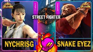 SF6 NYChrisG (CHUN-LI) VS Snake Eyez (ZANGIEF)Street Fighter 6スト64K 60ᶠᵖˢ