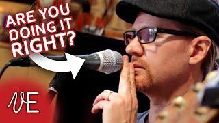 How to use a Microphone | Mic techniques for Singing | #DrDan 