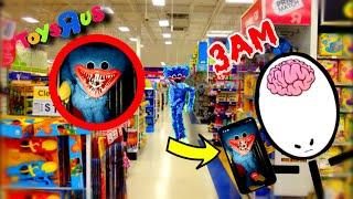 DO NOT CALL HUGGY WUGGY AT TOYS R US AT 3AM CHALLENGE (HUGGY WUGGY COMES AFTER ME)