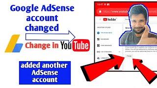 How To Change Adsense Account on youtube channel | how to add another adsense account in youtube