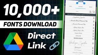 10,000+ Font Zip File Download | Pixellab font download | Font download link