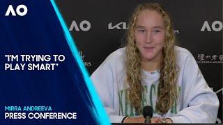 Mirra Andreeva Press Conference | Australian Open 2025 First Round