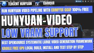 Hunyuan Video GGUF: Best Open Source Low VRAM Model for Video Generation Local Install Tutorial