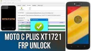 Motorola C Plus - Moto XT1721 Frp Unlock