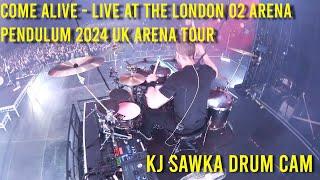 Pendulum Drum Cam - Come Alive LIVE at the London 02 Arena KJ Sawka Drum Cam