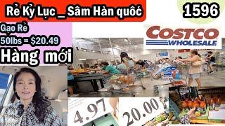 Rẻ kỷ lục Sâm hàn quốc sale Costco gạo 50lbs=$20.49, hàng mới về, #1596