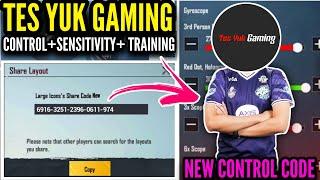 [NEW] Tes Yuk Gaming  Layout Code & Sensitivity Code NEW || PUBG MOBILE || Blazed Gaming