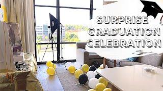 Vlog: SURPRISE GRADUATION CELEBRATION | 2020 Graduates | Ro Edition