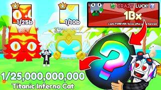 ШОК! ВЫБИЛ ТИТАНИКА 1/25,000,000,000 И 1/10,000,000,000 В ЧИТЕРСКОМ PETS GO