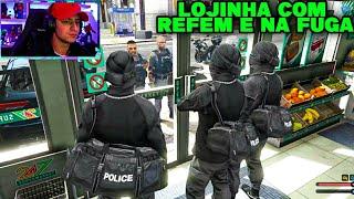 CONNOR FEZ LOJINHA COM REFEM PELA ELEMENTS E DEU FUGA - GTA RP - EP.87/2ªT