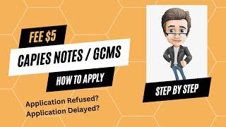 HOW TO APPLY CAIPS / GCMS NOTES ONLINE | STUDENT VISA REFUSAL | VISITOR VISA REFUSAL | Fee 5$ only