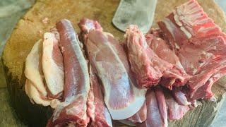 Best mutton cutting skill in Lahore 3