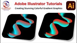 Creating Stunning Colorful Gradient Graphics in Adobe Illustrator