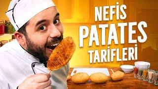  ÇITIR PATATES KIZARTMASI TARİFLERİ (Cips, Parmak, Akordiyon) - Unlost Mutfak #4