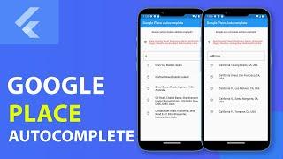 Google Places Autocomplete Suggestions Full Project in Flutter  | The Pro Flutter