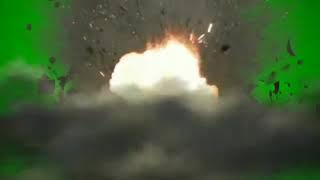 bomb blast green screen
