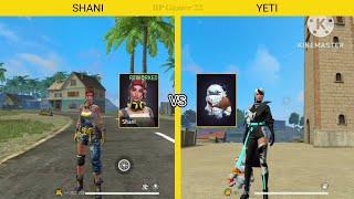 NEW SHANI VS YETI PET ABILITY TEST FREE FIRE | GARENA FREE FIRE