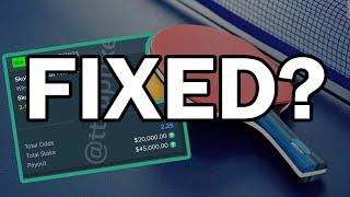 Table Tennis Match Fixing │ Real Fixed Matches???