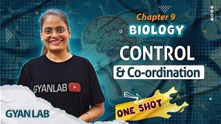  One Shot Lecture | Chp - 9 | Control & Coordination | Gyanlab | Anjali Patel #oneshotlecture