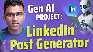 Gen AI Project Using Llama3.2 | LinkedIn Post Generator Tool