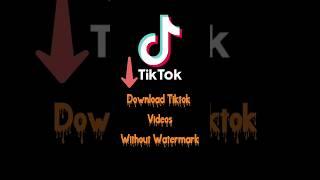 Download TikTok Videos without Watermark | #iphone #iphonetricks #ios #downloadtiktok #tiktokvideo