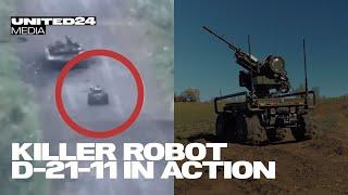 Ukrainian New Weapons. Ground Vehicle D-21-11: Killer Robot, MedEvac and Frontline Delivery System