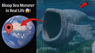 I Found Very Strange Bloop Sea Monster On Google Maps and Google Earth !