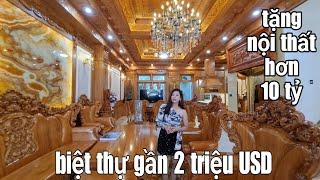 chiêm ngưỡng BIỆT THỰ 100% GỖ GÕ ĐỎ CHÂU PHI hót nhất Sài Gòn