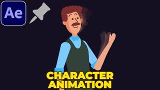 Character Animation Tutorial in After Effects | Puppet Pin Tool