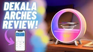 Dekala Arches Smart Alarm Clock REVIEW! Best Light-Up Alarm Clock? (+ Wireless Charger!)