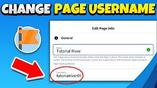 How to Change Facebook page username 2024 (PC or Laptop)