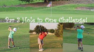 We almost made a hole in one at the same Par 3 Course as @BubbieGolf hole in one challenge!