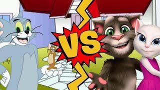 M.U.G.E.N. Battles | Tom/Jerry vs Tom/Angela | Tom & Jerry vs Talking Tom & Friends