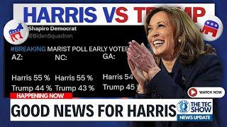 GOOD EARLY VOTING RESULTS!! SHOCKING NEW POLL: Harris vs Trump 2024 Election Update