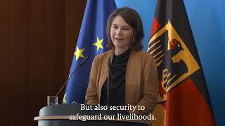 Foreign Minister Annalena Baerbock: ...peacekeepers are doing important work all over the world