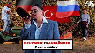 21# Vergleich: Deutsche | Türken | Russen - Rasen mähen