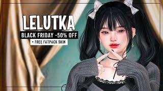 LELUTKA -50% OFF ALL Heads BLACK FRIDAY | FREE Fatpack SKIN evox |  Weekend Sales Second Life