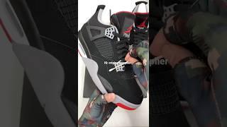 Educational videos only… #sneakerhead #jordan4 #shots #sneakernews #jordan4bred #sneakerbardetroit