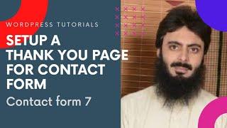 Setup thank you page for contact page | redirection for contact form 7 - Wordpress
