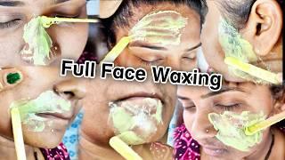 Face Waxing Step-by-Step | Instant Glow & Hair Removal Tutorial | Easy face Waxing