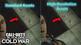 Black Ops Cold War Ultra Settings High-Resolution Assets Comparison