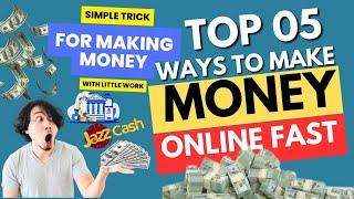 Top 5 Legit Ways to Make Money Online for Free (Easy Work At Home Jobs) By ProZubair Official