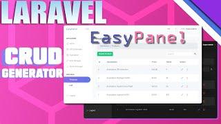 Laravel - Easy Panel - CRUD Generator