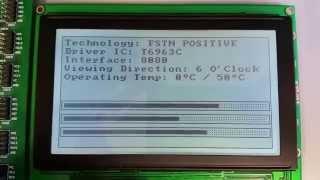 240x128 LCD | Driver: T6963C | Interface: 8080