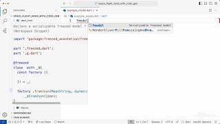 Declare freezed classes in seconds | Code Snippet for VSCode #dart #flutter