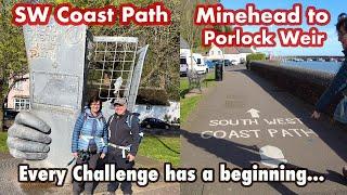 Hiking Minehead to Porlock Weir - SW Coast Path National Trail - Somerset