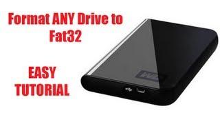 How to Format an External HDD to Fat32 (For Xbox 360 & PS3 Use)