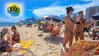 Beach Walk Ipanema Rio de Janeiro Brazil - Video Walk